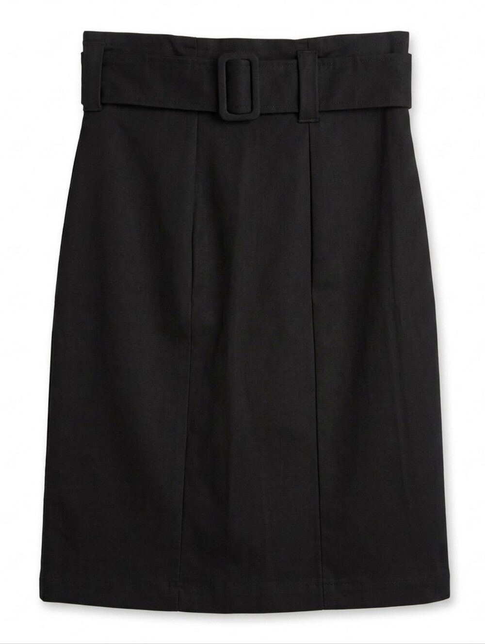 Heartbreaker Fashion Black Belted High Waisted Pencil‎ Skirt Small